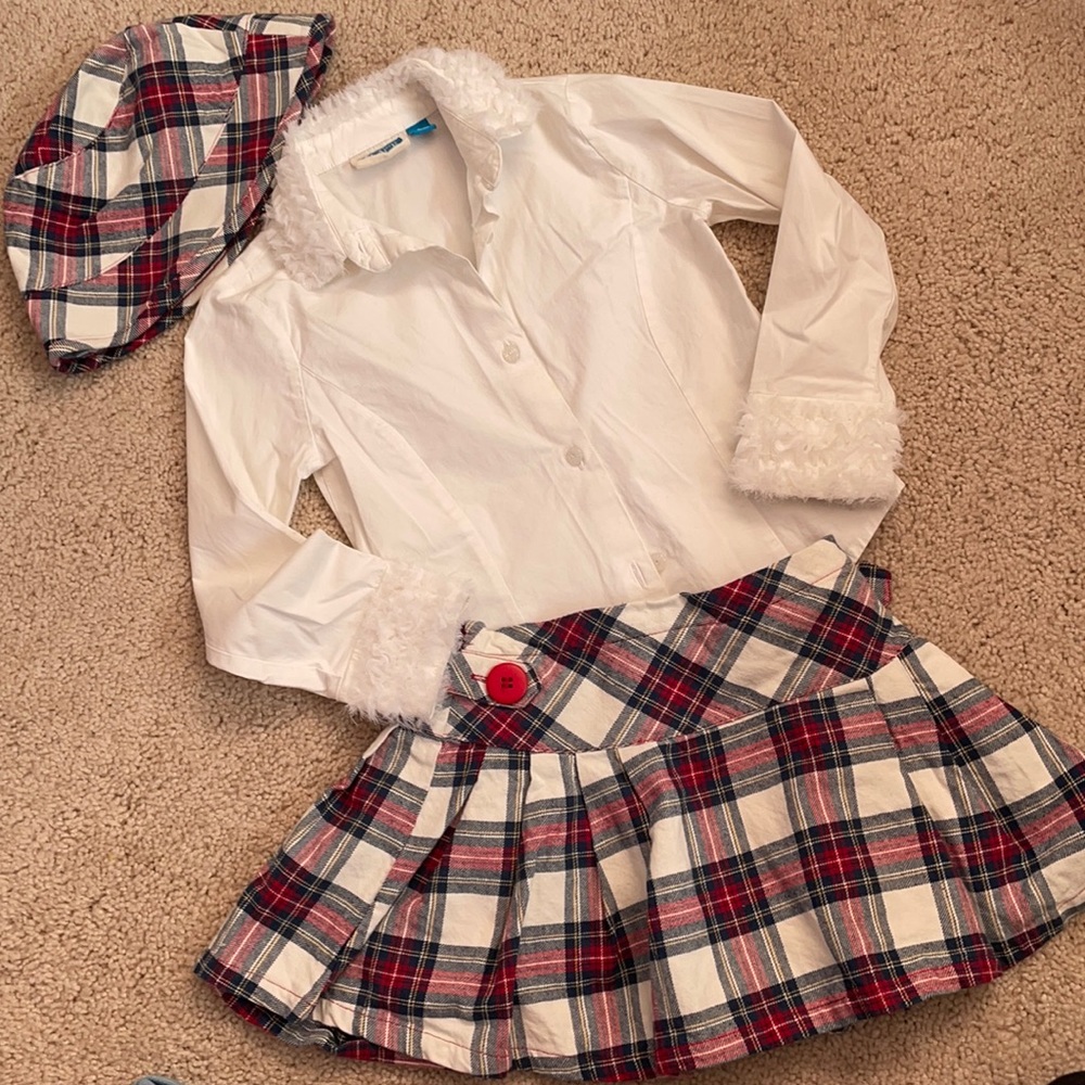 Kids skirt outfit, Size 5